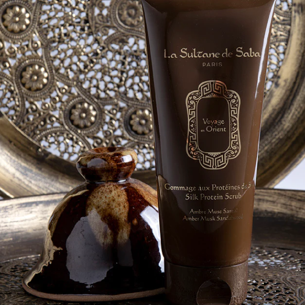 La Sultane de Saba Orient Amber Musk Sandalwood Silk Protein Scrub