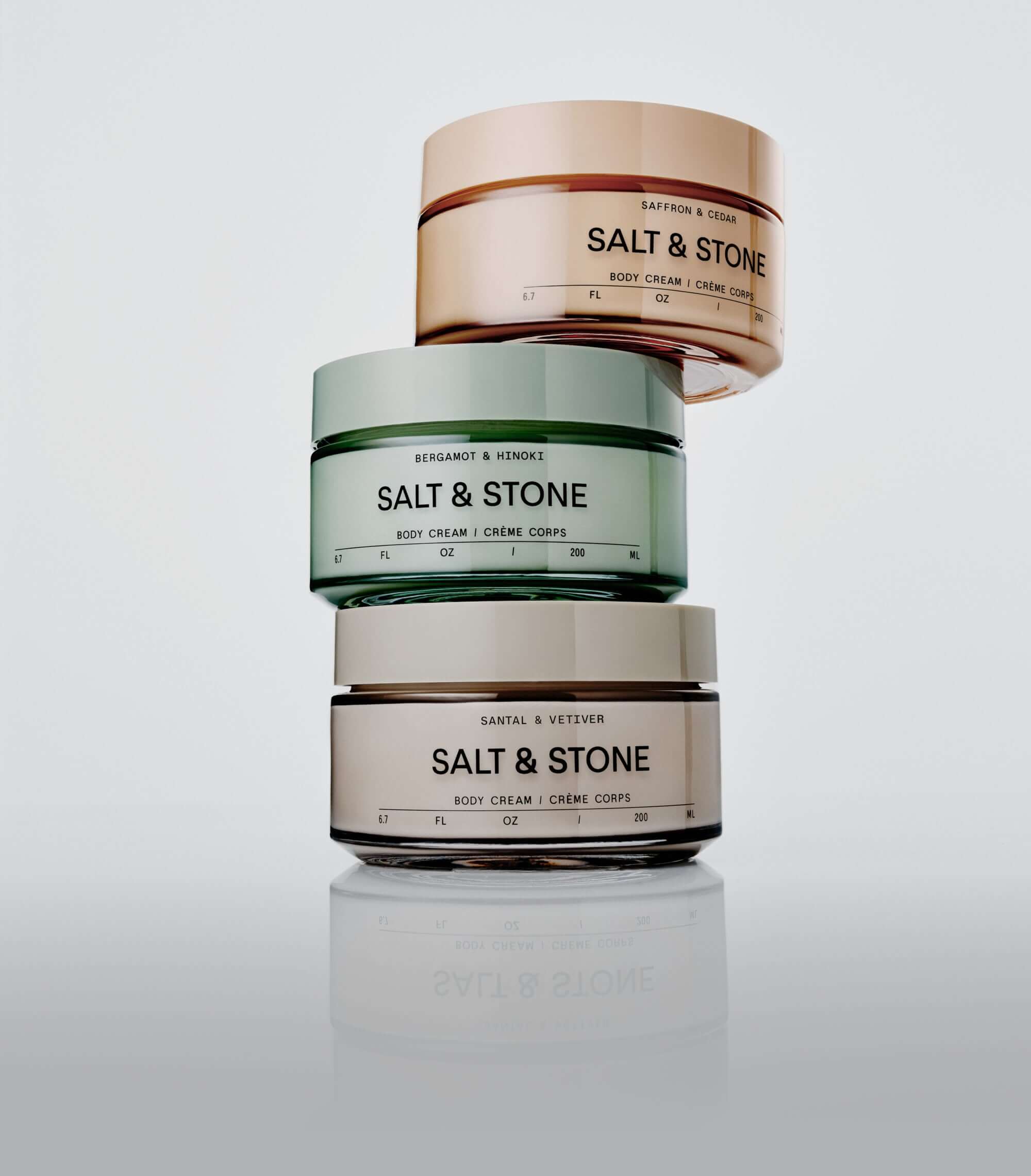 Salt & Stone Body Cream - Saffron & Cedar