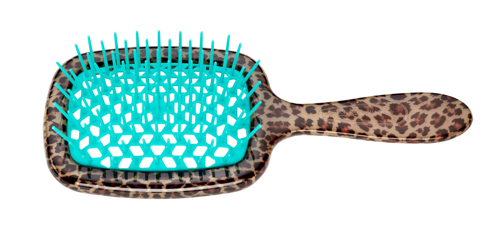 Janeke Turquoise Spotted Superbrush