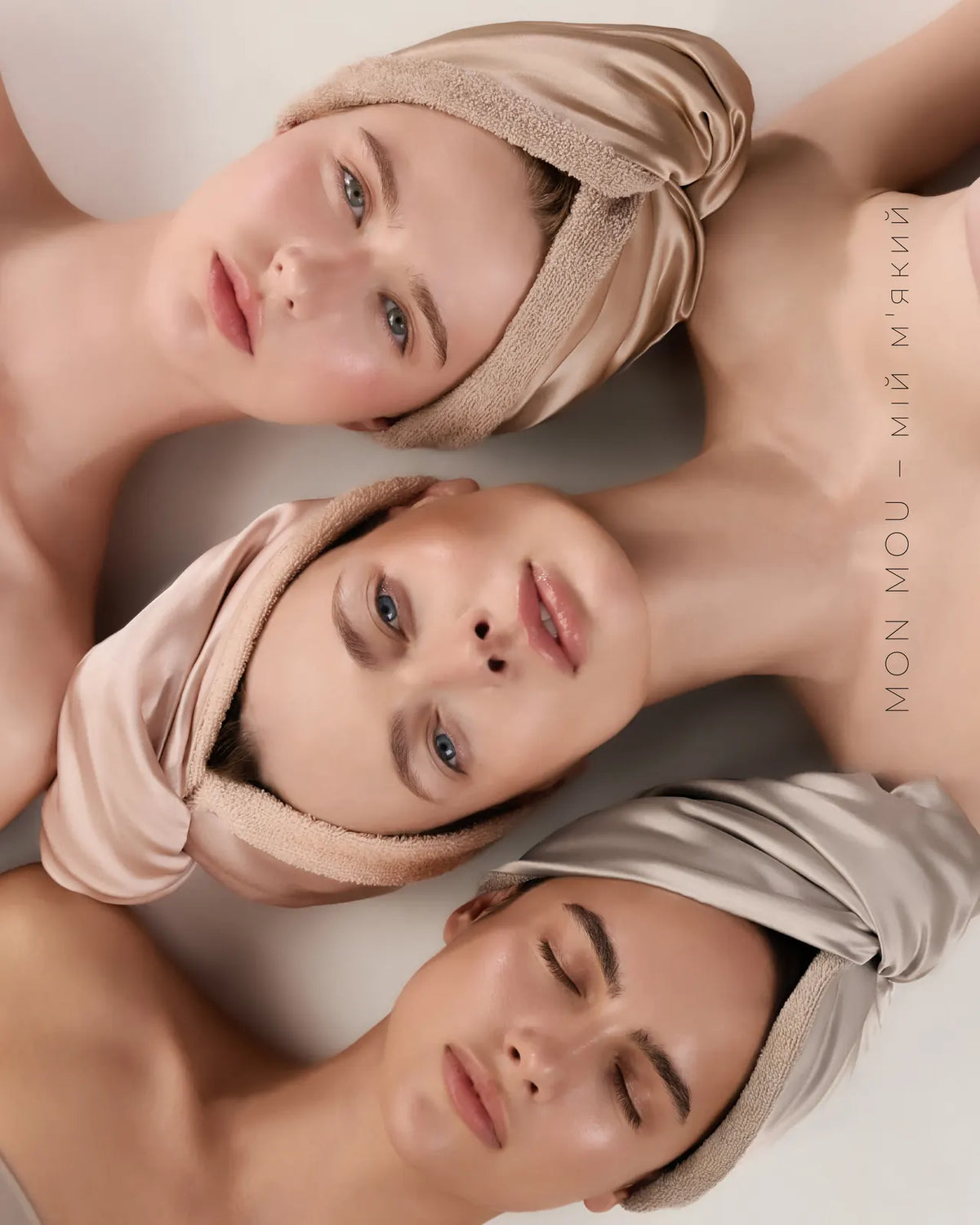 MON MOU Soft Silk Turban